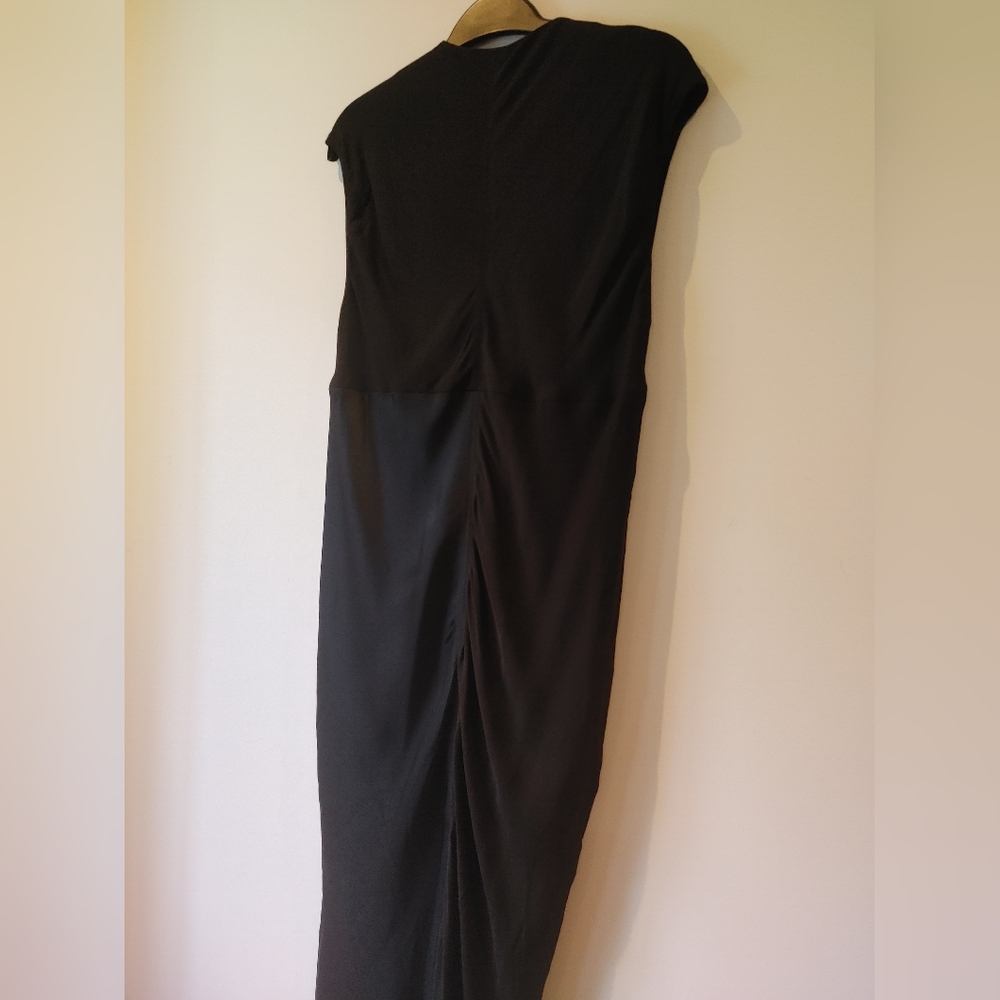 Haider Ackermann Black Embroidered Midi Dress Size 36 - Picture 13 of 15